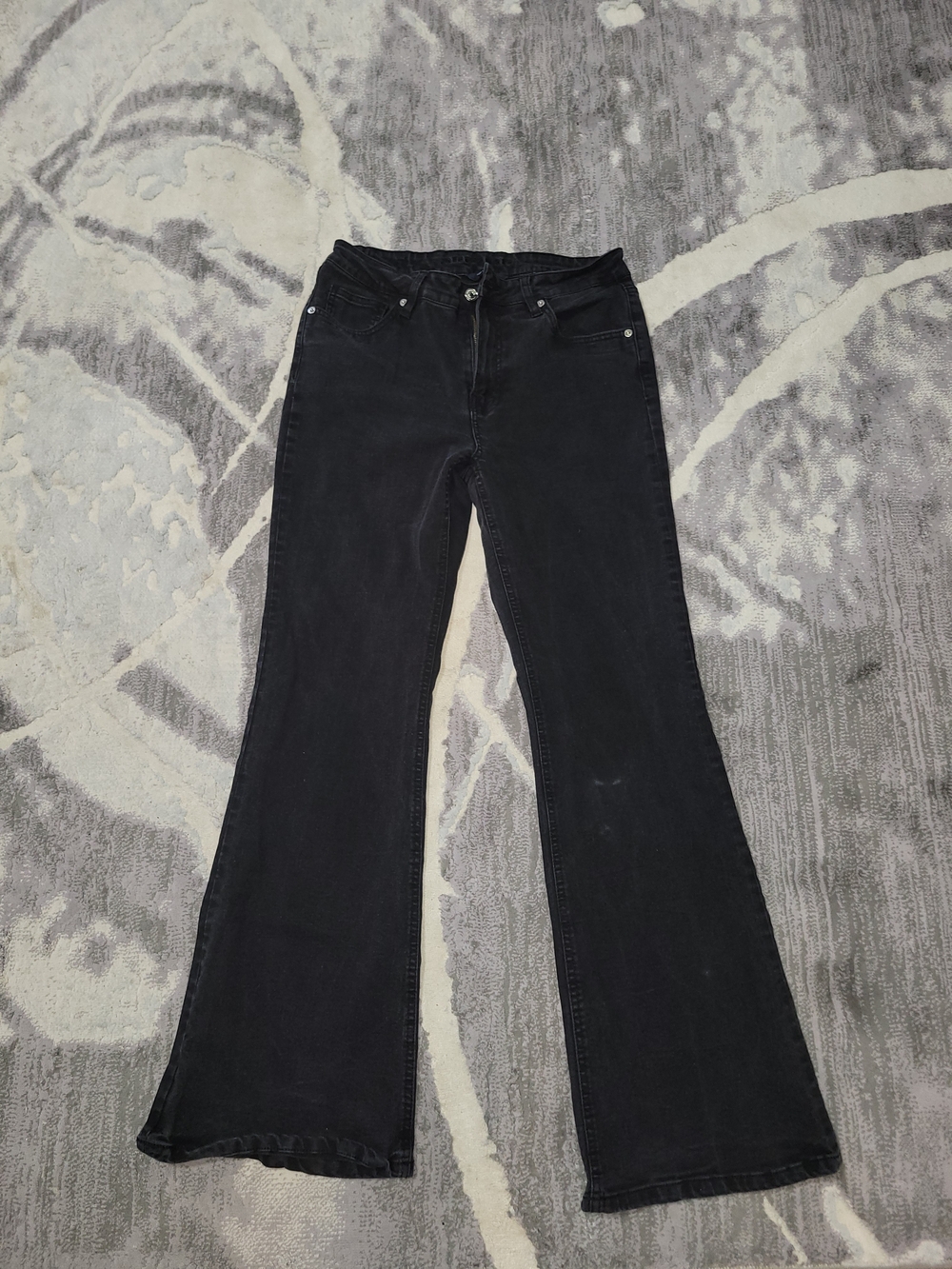 Aeropostale Black Flare Jeans for Women Size 10